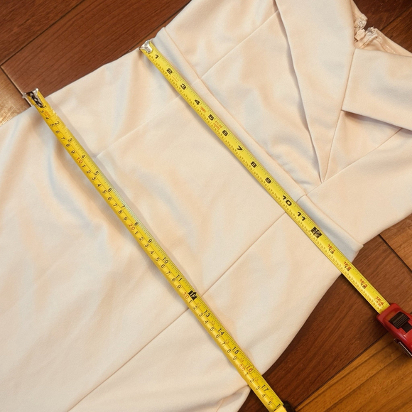 NWT Lulus Song of Love Blush Pink Maxi Dress Sz:M Off the Shoulder Side Slit - Picture 7 of 13